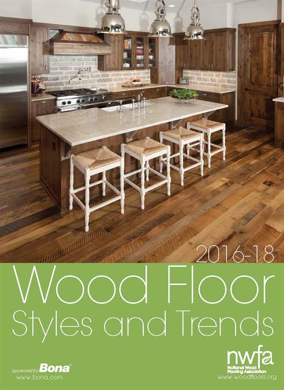 Cover of the NWFA "Wood Floor Styles and Trends" guidebook consumer publication