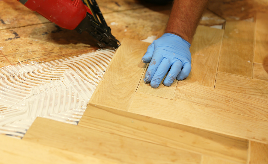 NWFA certified professional training to install wood floor
